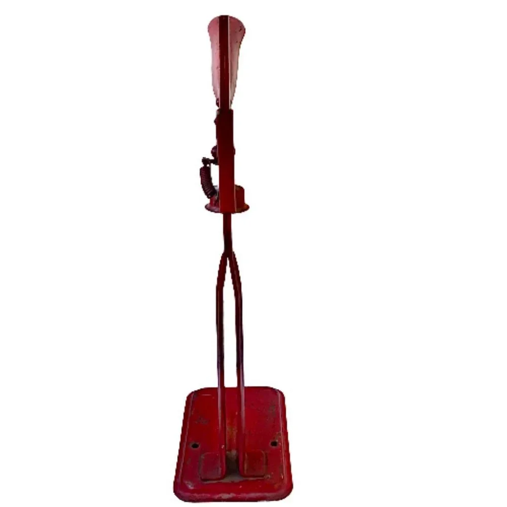 Red Vintage Metal Bottle Capper Cap Press Wine Corker Farm House Rustic Decor